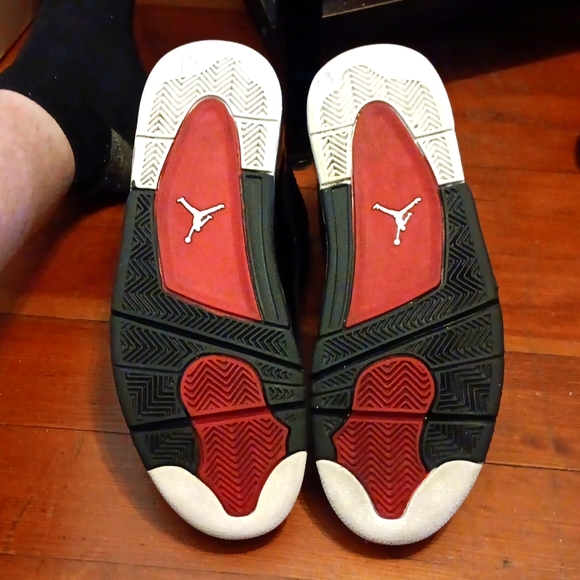 AIR JORDAN DUB ZERO 'BLACK VARSITY RED' 311046-061 SZ 10 - Picture 7 of 8